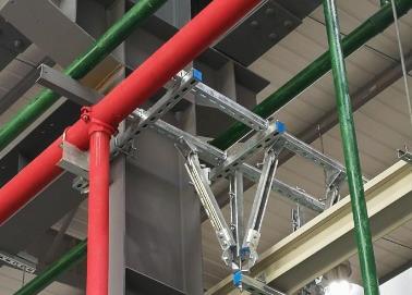 邳州该抗震支架的整体式支吊架结构协调性好